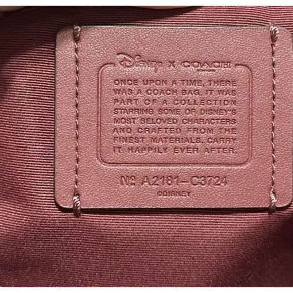 Coach X Disney Cinderella City Tote In Signature C Canvas With Patches - Picture 11 of 11